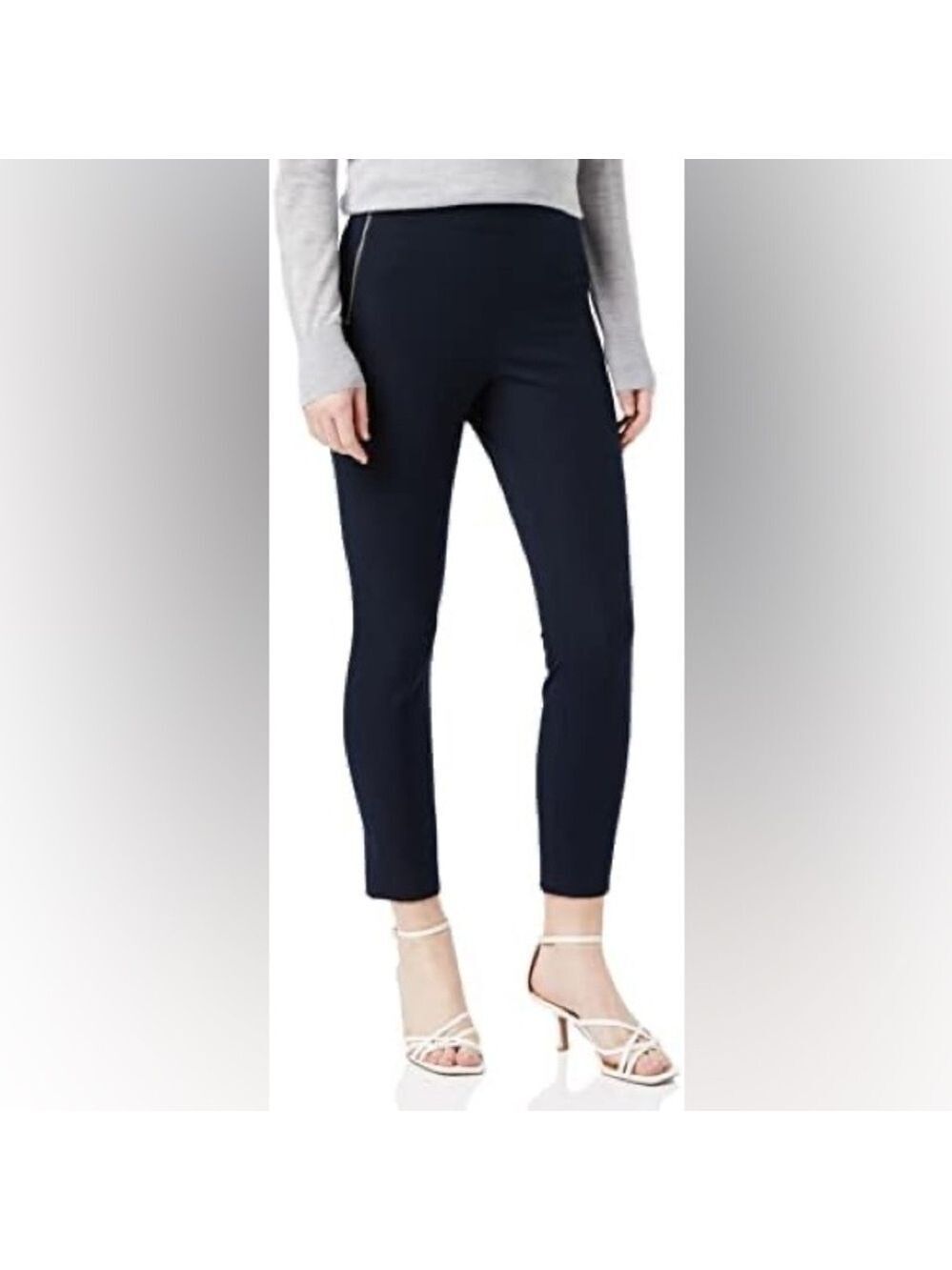 Ted Baker Cemelia Skinny Ankle Grazer Trouser in Black Sz 1 Ted ( US 4)